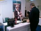 Tasting at our table at the Berlin Wine Fair 2009