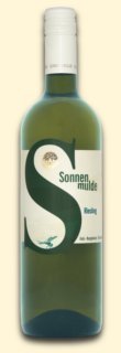 A bottle of Sonnenmulde Riesling