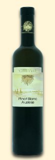 A bottle of Pinot Blanc Auslese.