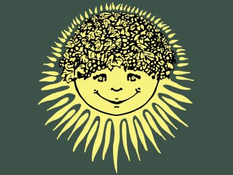 Sonnenmulde Logo für dunkle Hintergründe