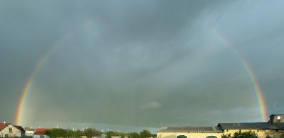 Rainbow above our winery