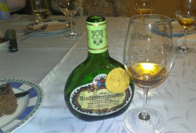 Pinot Blanc Trockenbeerenauslese 1981 for dessert