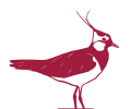 A lapwing as logo for the Blauer Zweigelt Alte Reben