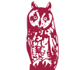A long eared owl as logo for the Capella